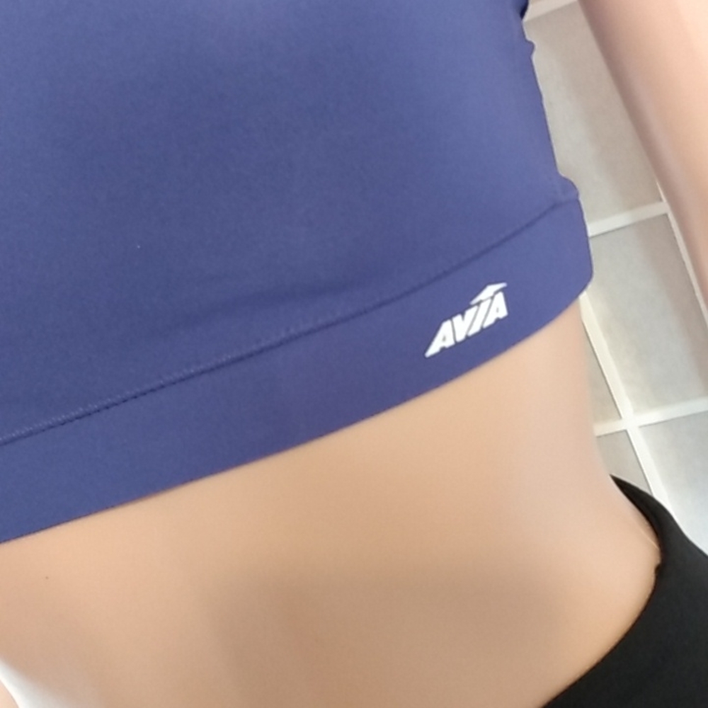 Avia Sports Bra – Blue – Racerback – Double-Layer – No Pads – Women - Picture 4 of 12